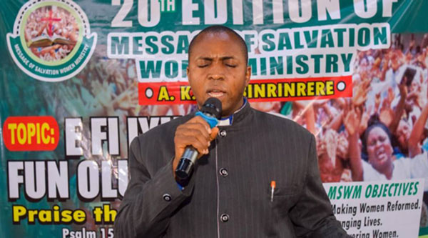 Rev. Dr. Samuel Love Adebiyi of 12th ECWA Church